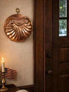 Vintage Wear-Ever Copper Shell Mold